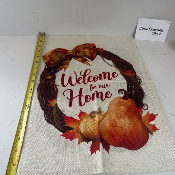NEW Welcome Home Fall Garden Flag, Fall Garden flag, Happy fall … - Picture 3 of 3